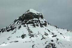29 Terrapin Mountain Close Up From Helicopter Between Mount Assiniboine And Canmore In Winter